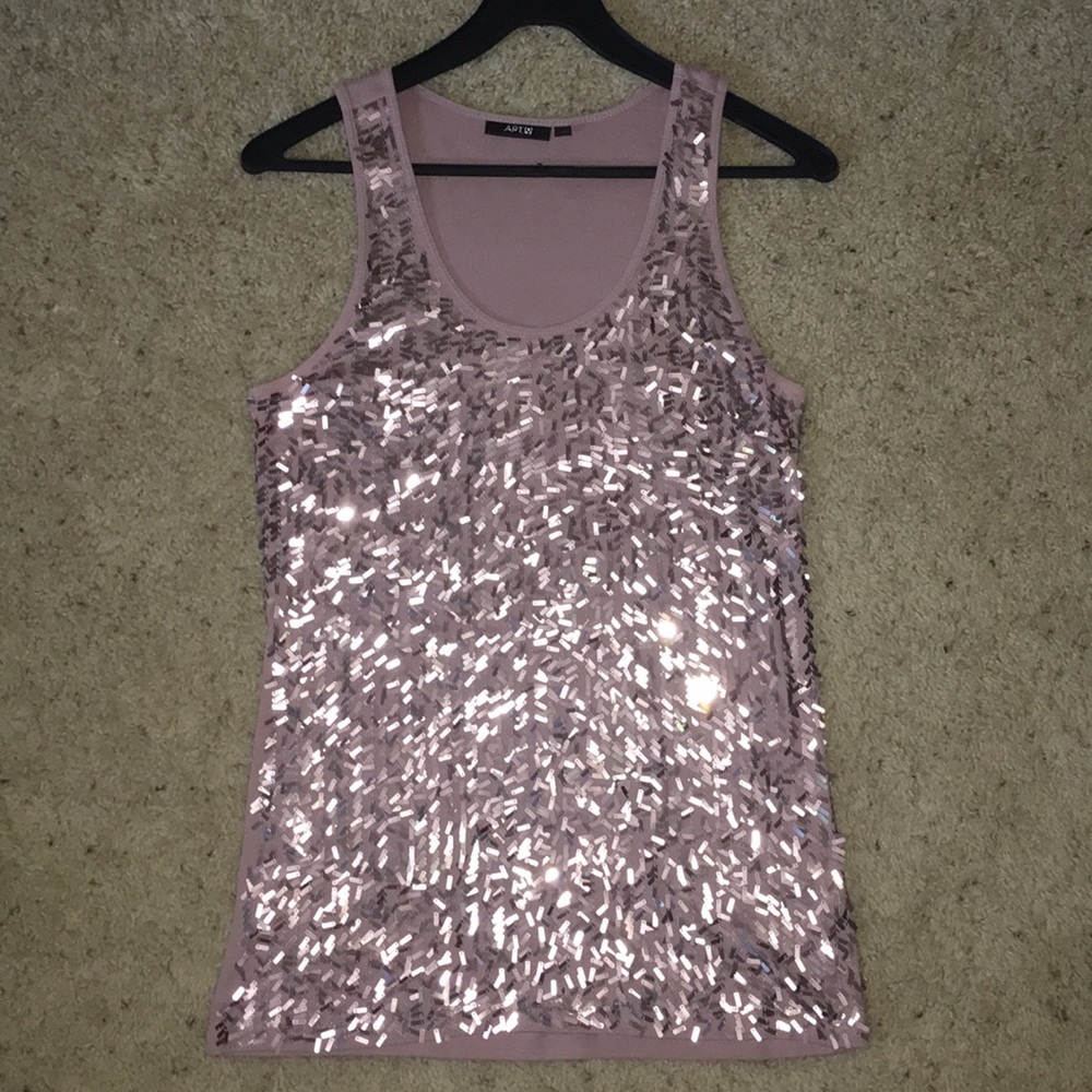Sequence mauve/violet tank top